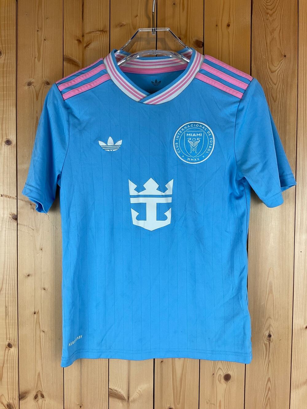 Adidas Inter Miami CF 25/26 Lionel Messi Jersey, Light Blue - Size Youth 11-12